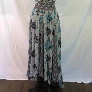 Gauzy free people people skirt
